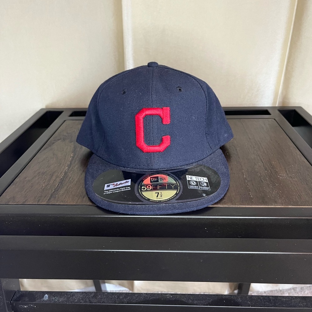 Cleveland OG- Navy Blue Cap with Red Letter C